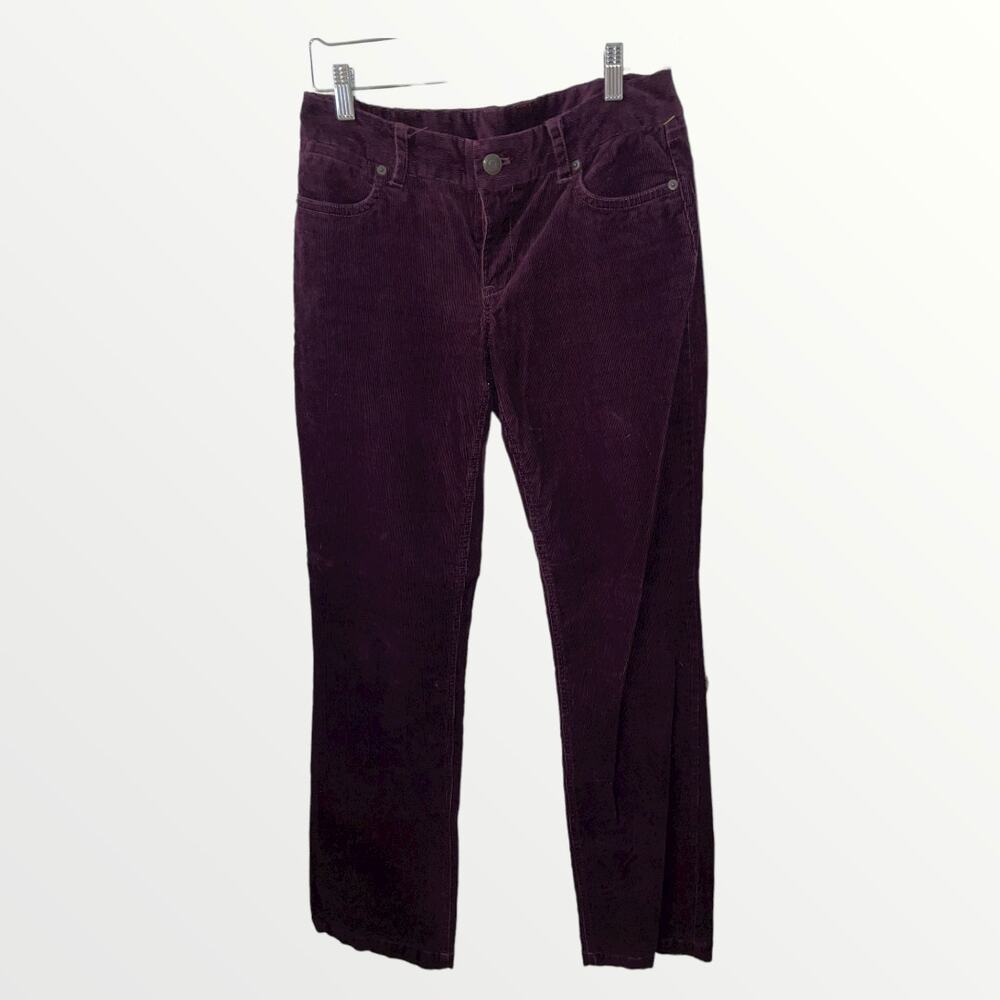 J Crew purple corduroys Sz 6Tall EUC